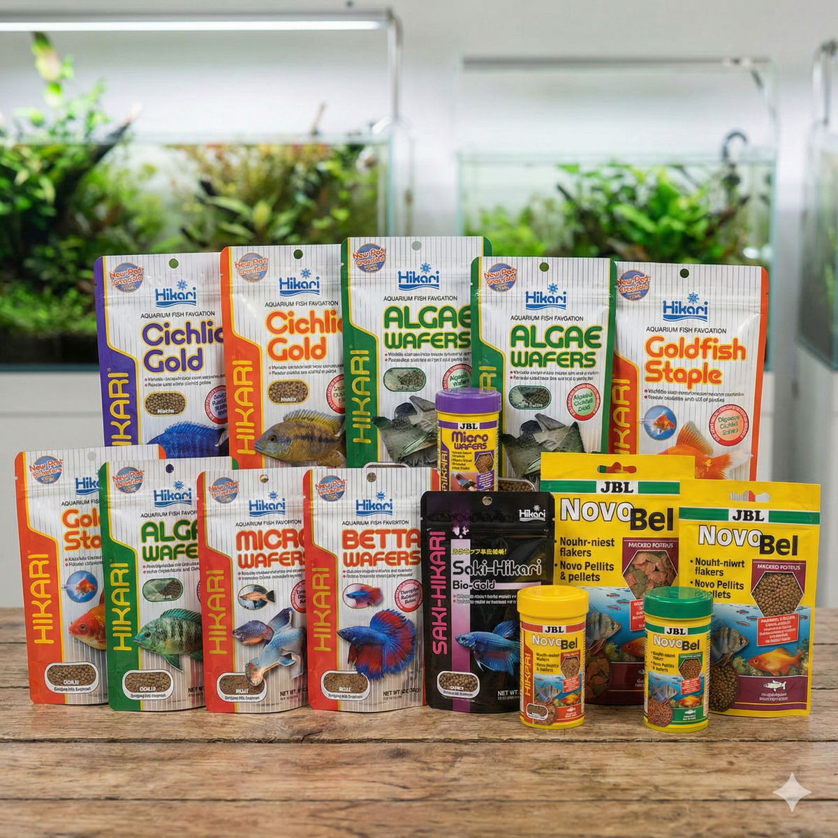 Nourriture pour Poissons et Crevettes