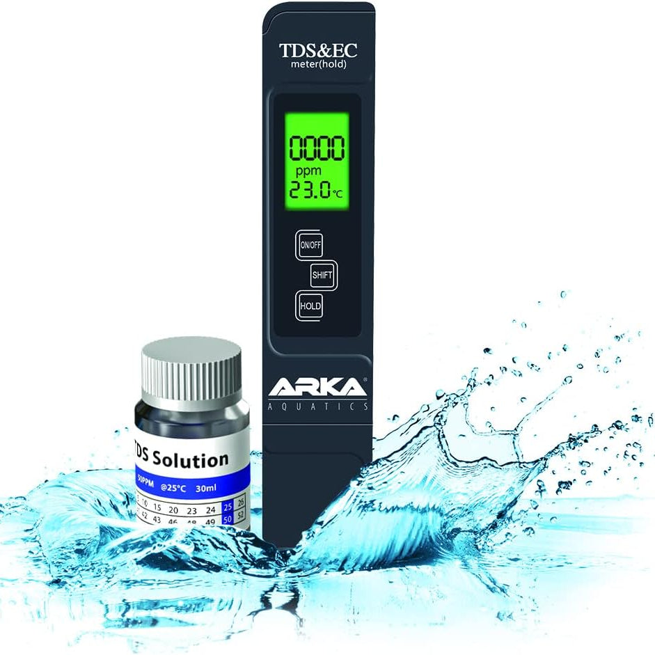 ARKA myAQUA TDS/EC Meter 3in1 - Mesure de manière fiable Les TDS, l'EC et la température.