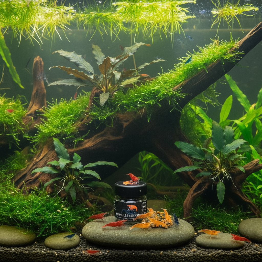 Granulés Mixte Complete Bio pour Crevette - 10g
