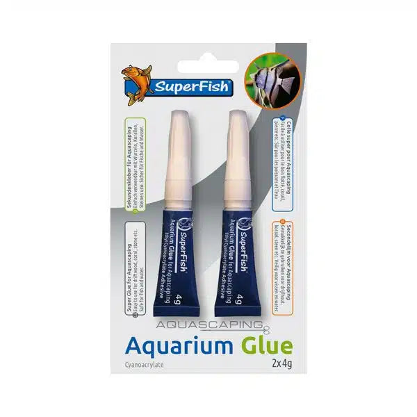 Colle Aquarium Blister 2 x 4 g – Colle spéciale aquascaping