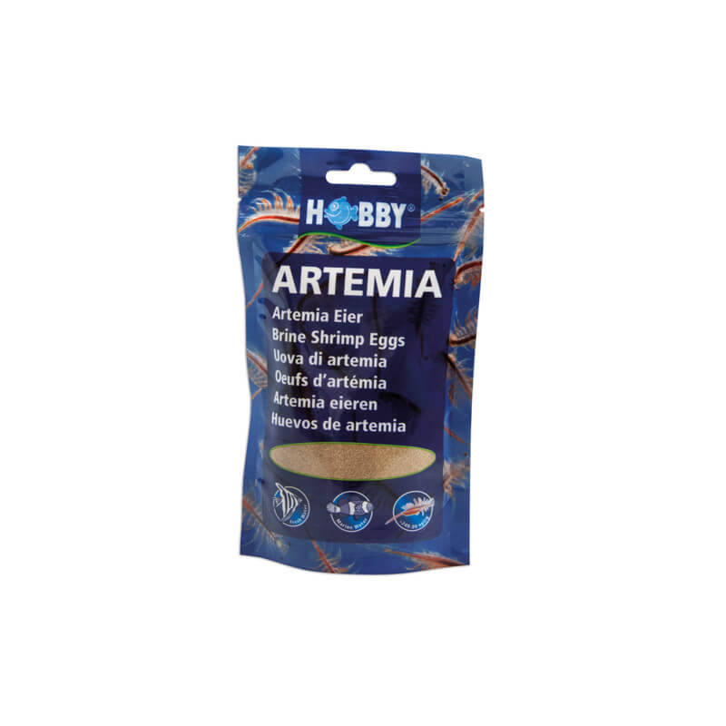 Hobby Œufs d’Artémias 150 ml – Nourriture vivante pour alevins et poissons d’aquarium