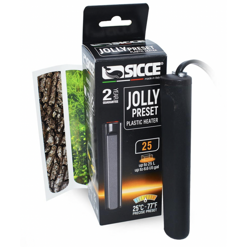 SICCE Jolly Preset 25 – Mini Chauffage Incassable