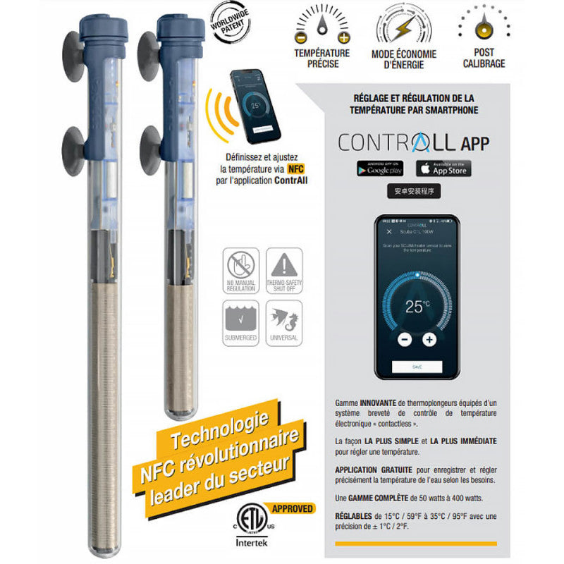 SICCE Scuba Contactless 200 W – Chauffage pour Aquarium